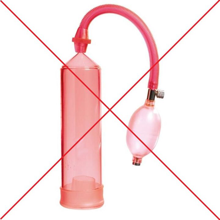 Contraindications for the use of vacuum pumps
