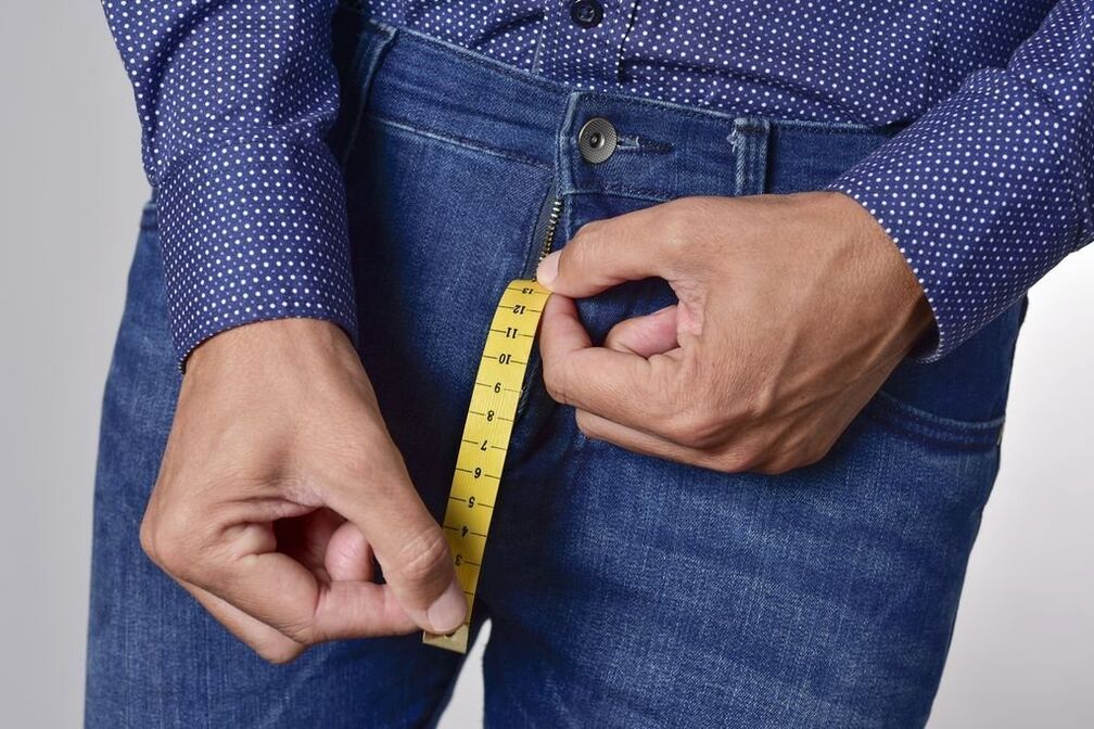 Measuring penis size